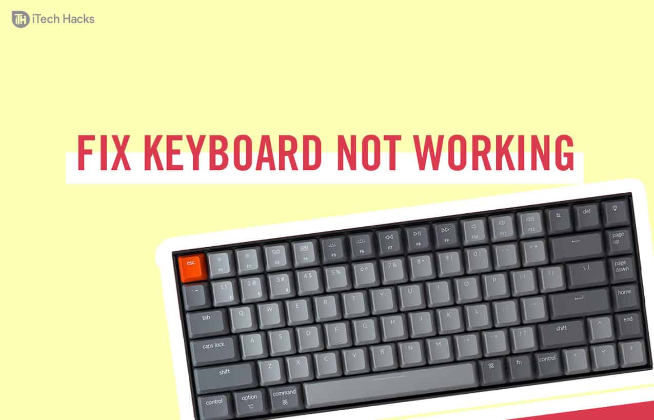 Fix Tastatur eingestelltes Eingeben unter Windows 10