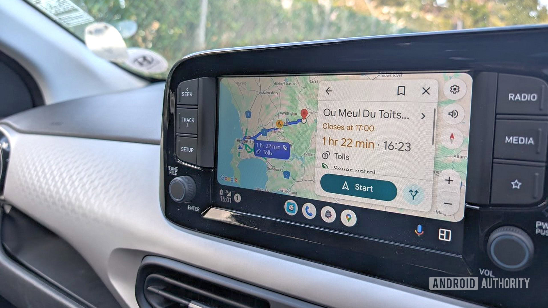 Android Auto-brugere fejrer en subtil, men velkommen Google Maps-ændring