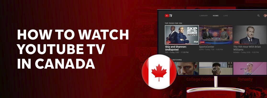 Sådan ser du YouTube TV i Canada i 2025